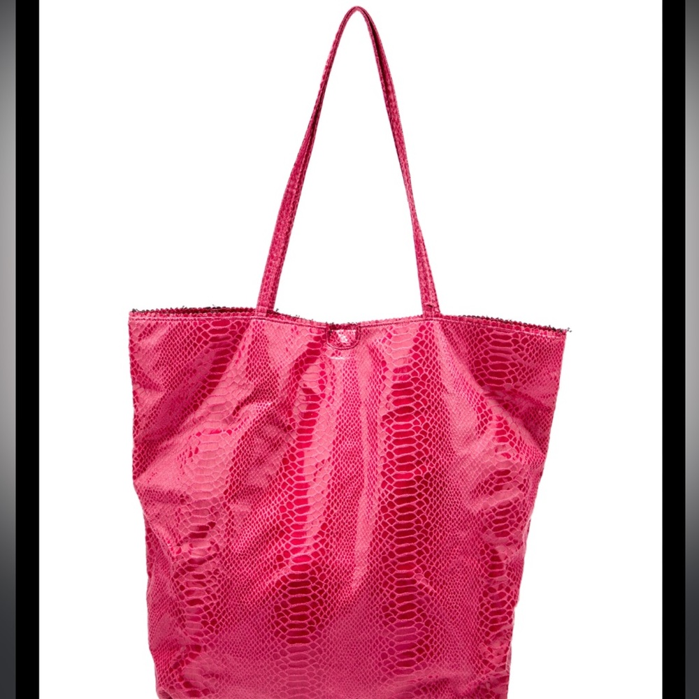 Carlos Falchi Python Embossed Bag - image 1